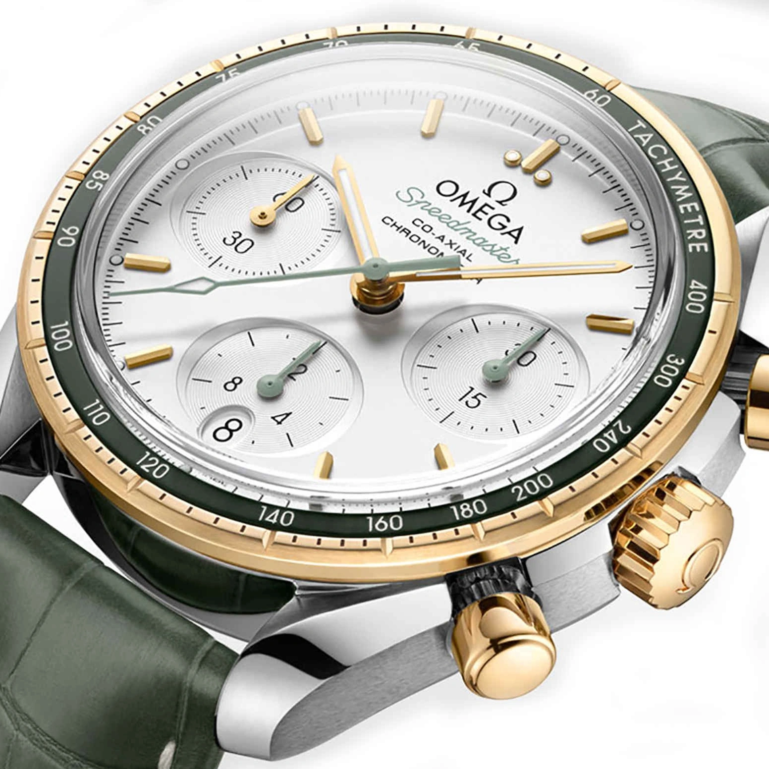 1015 Swiss Omega Speedmaster Co-Axial 38mm Ladies Watch O32423385002001